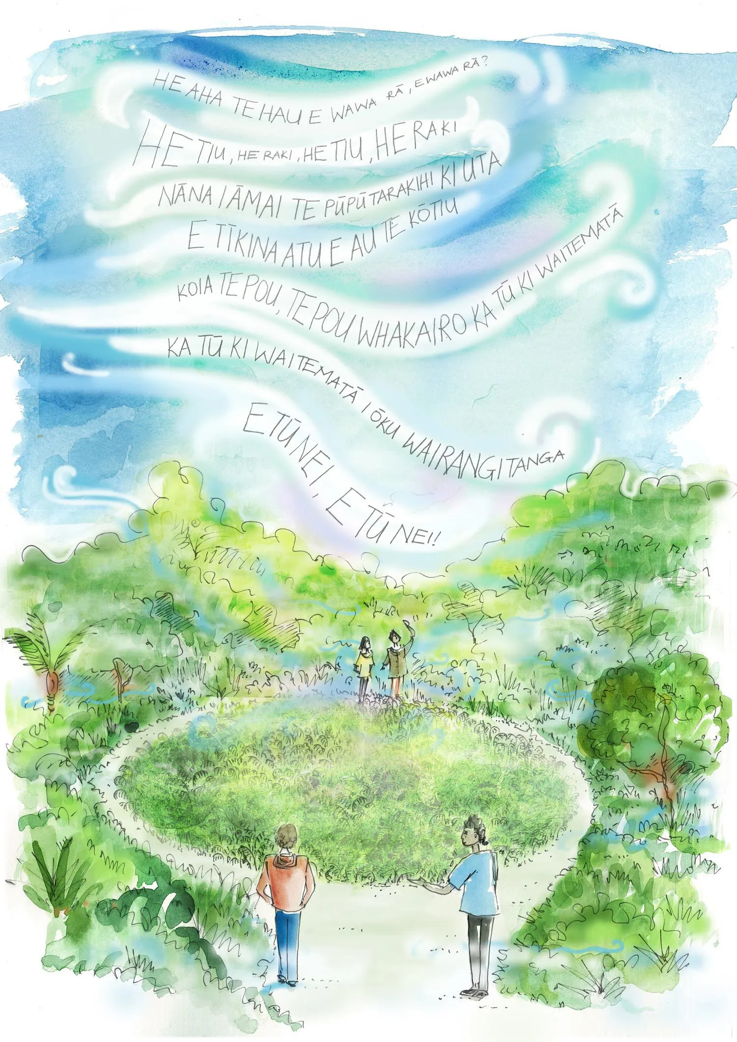 He Aha Te Hau sketch